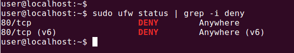 如何在Ubuntu Linux防火墻中檢查防火墻狀態？....png